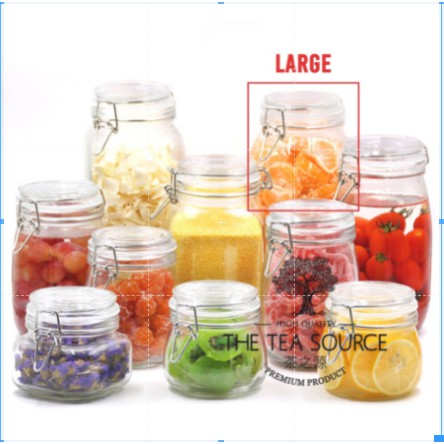 
                  
                    Air Tight Glass Jar with Lock | The Tea Source MNL
                  
                